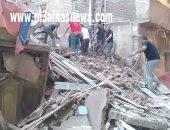 مصرع سيدة وإصابة 5 أشخاص في انهيار منزل بقرية بكفر الشيخ